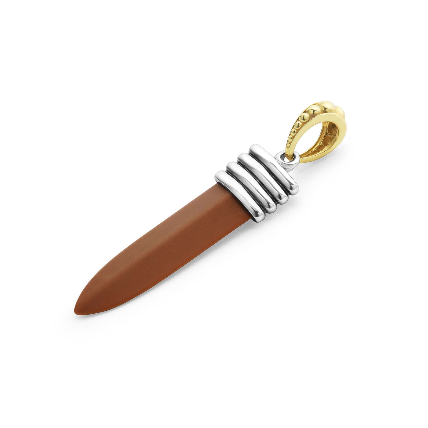 Anthem Matte Tan Ceramic Blade Amulet