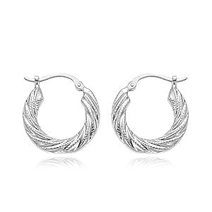 Precious Metal (No Stones) Earring