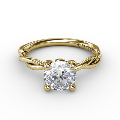 Elegantly Twisted Engagement Ring