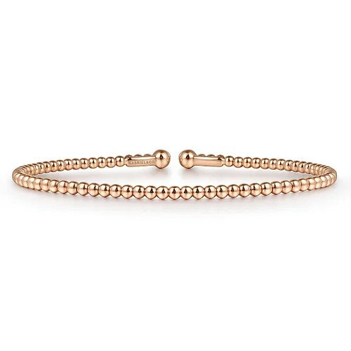 14K Rose Gold Bujukan Split Bangle