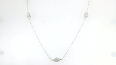 14KWG 1.05CTW FOF RD DBY NECKLACE