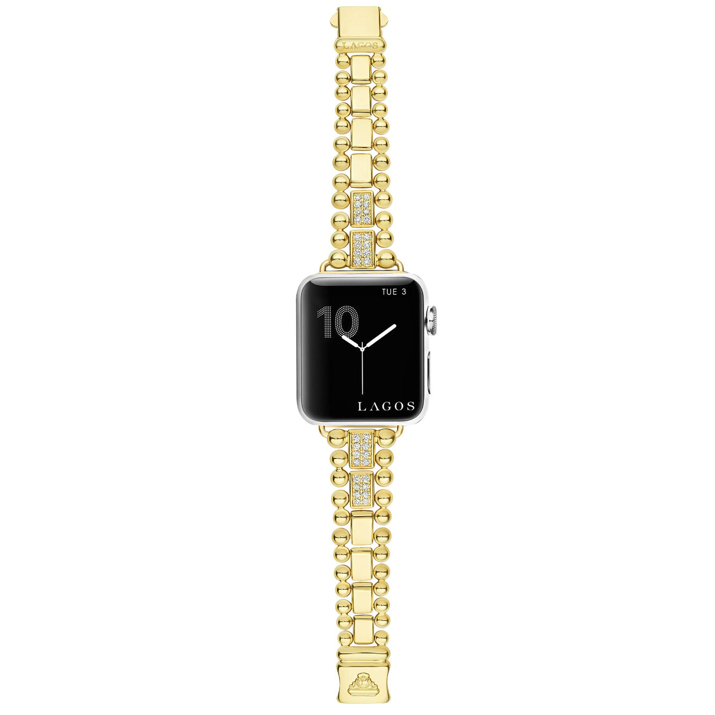 Smart Caviar 18K Gold Half Diamond Watch Bracelet-38-45mm