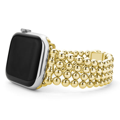 Smart Caviar 18K Gold Infinite Caviar Beaded Watch Bracelet - 42-49mm