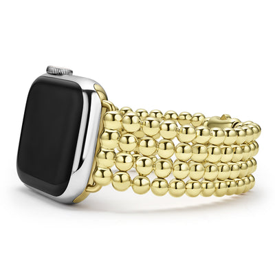 Smart Caviar 18K Gold Infinite Caviar Beaded Watch Bracelet - 38-45mm