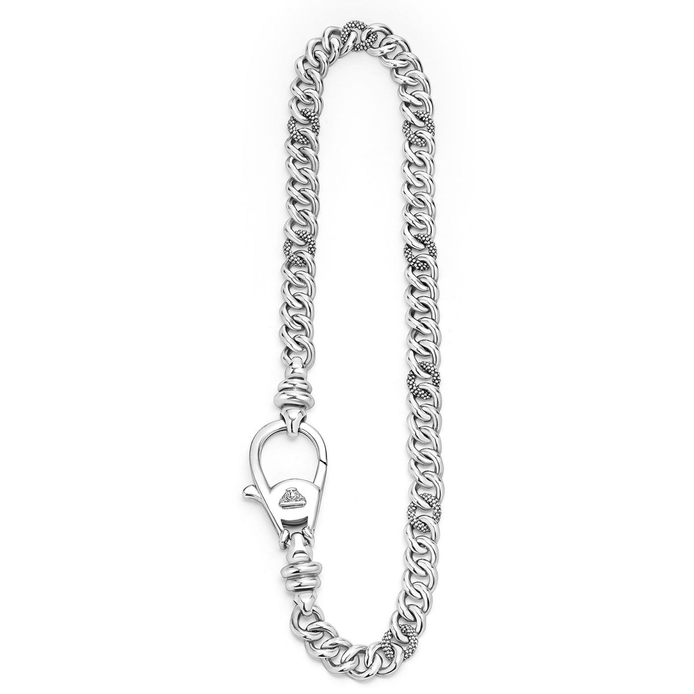 Anthem Caviar Beaded Chain Necklace | 12mm