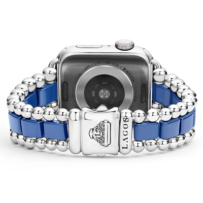 Smart Caviar Ultramarine Ceramic and Stainless Steel Watch Bracelet-38-45mm