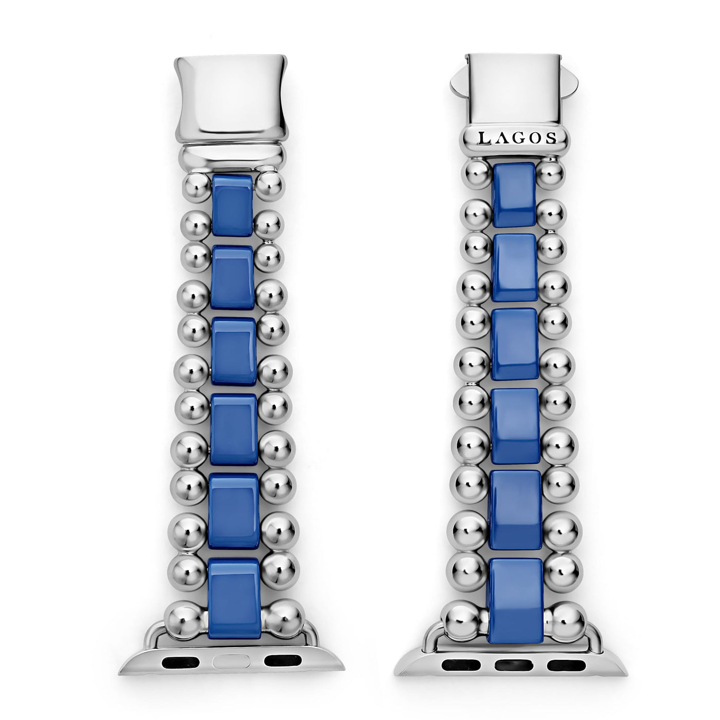 Smart Caviar Ultramarine Ceramic and Stainless Steel Watch Bracelet-38-45mm