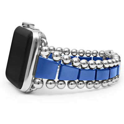 Smart Caviar Ultramarine Ceramic and Stainless Steel Watch Bracelet-42-49mm