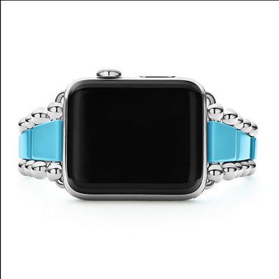 Smart Caviar Blue Ceramic and Stainless Steel Watch Bracelet-42-49mm