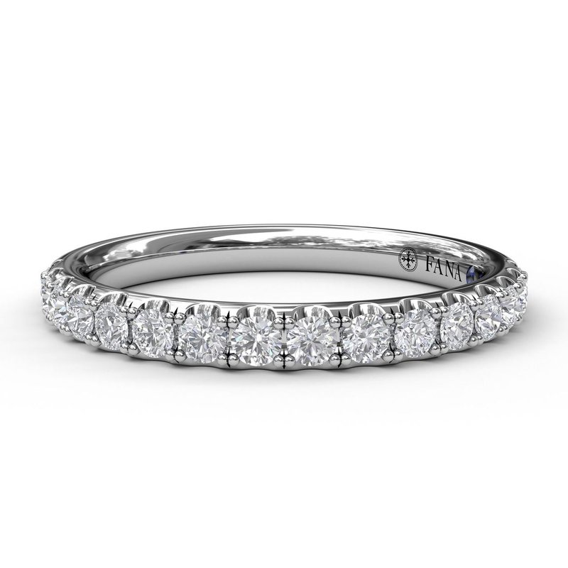 14kt White Gold Wedding Band