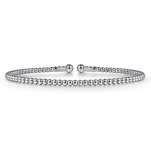 14K White Gold Bujukan Split Bangle