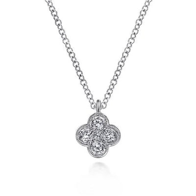 14K White Gold Fashion Necklace