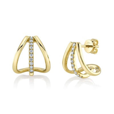 0.21CT DIAMOND EARRING