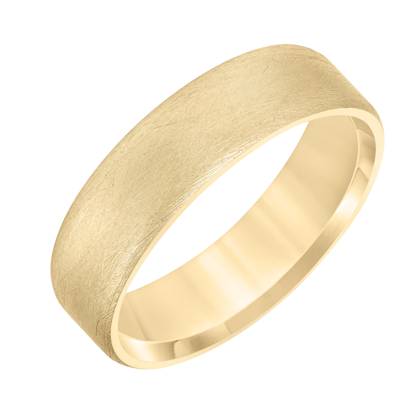 Yellow Gold 7mm Men's Wedding Ring