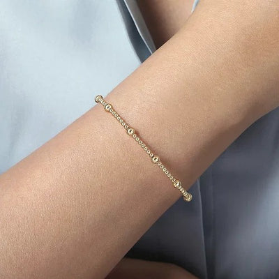 14K Yellow Gold Bujukan Split Bangle