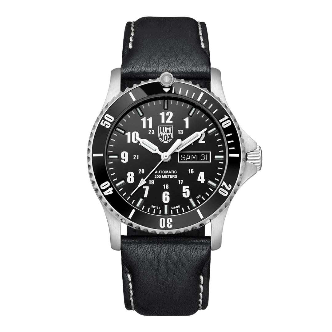 Automatic Sport Timer Black Automatic Dive Watch, 42 mm