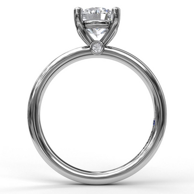 Classic Round Cut Solitaire Engagement Ring