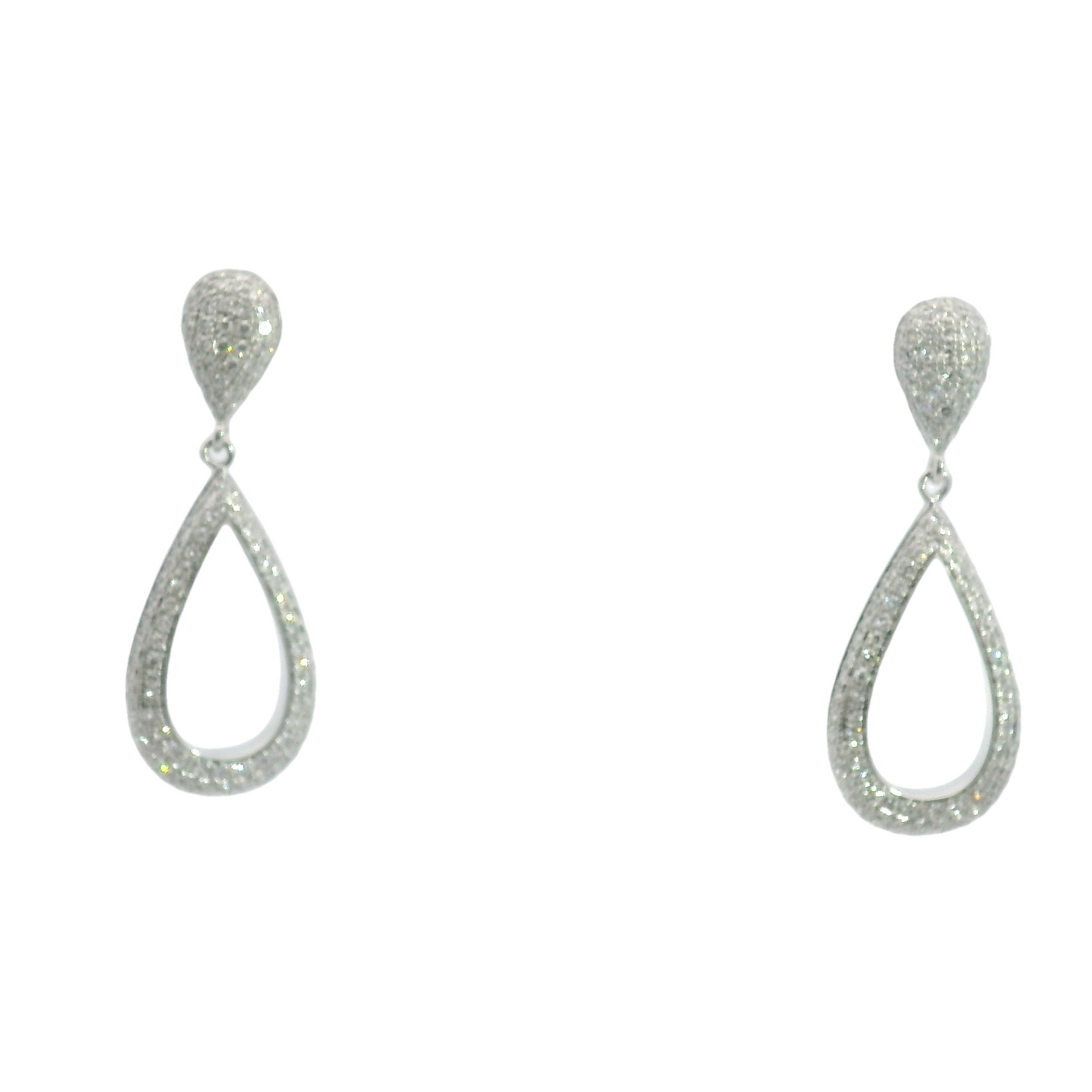 0.69CT DIAMOND PAVE EARRING