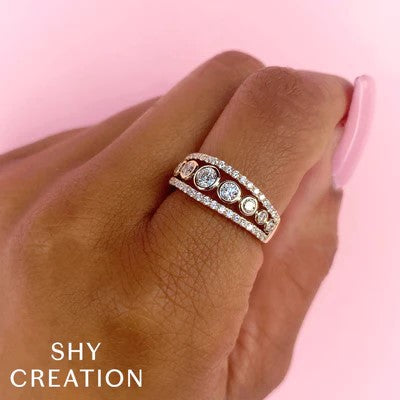 0.98CT DIAMOND BEZEL RING