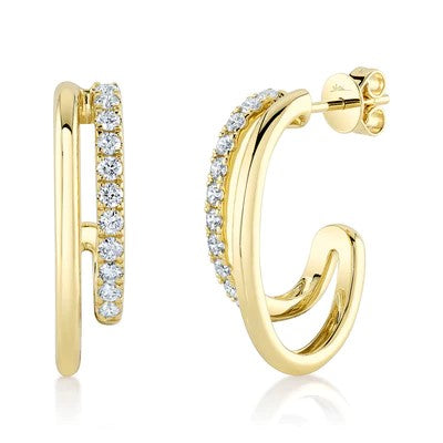 0.58CT DIAMOND EARRING