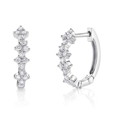 0.37CT DIAMOND HUGGIE EARRING