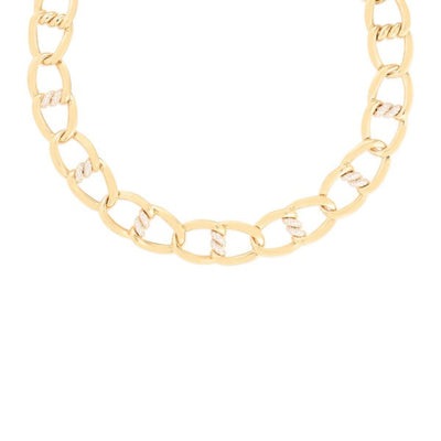 18K YELLOW GOLD CIALOMA DIAMOND KNOT NECKLACE