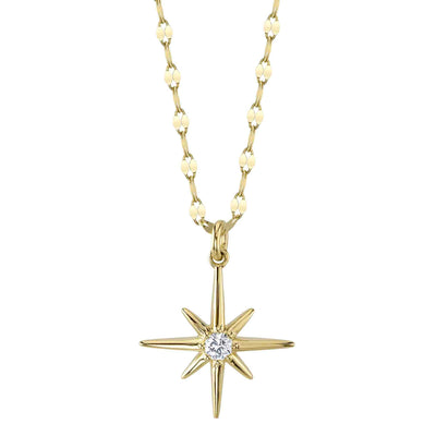 0.08CT DIAMOND NORTH STAR NECKLACE