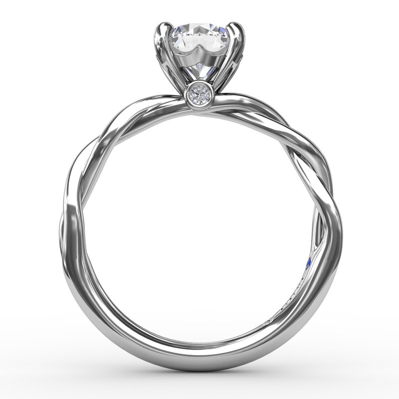 Elegantly Twisted Engagement Ring