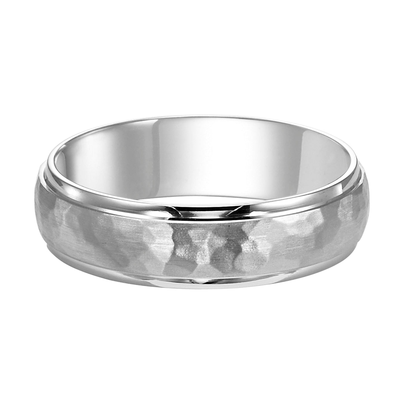 Precious Metal (No Stones) Wedding Bands  -  Men'