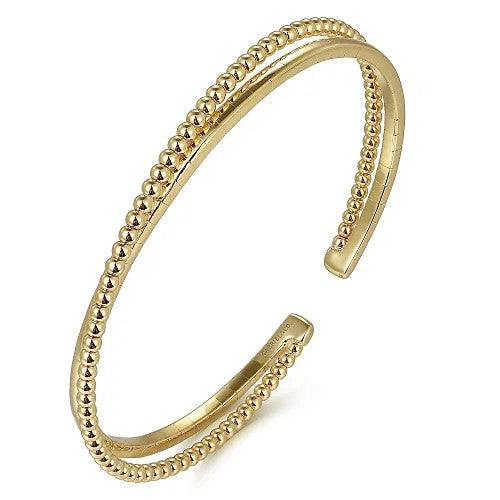 14K Yellow Gold Bujukan Bangle