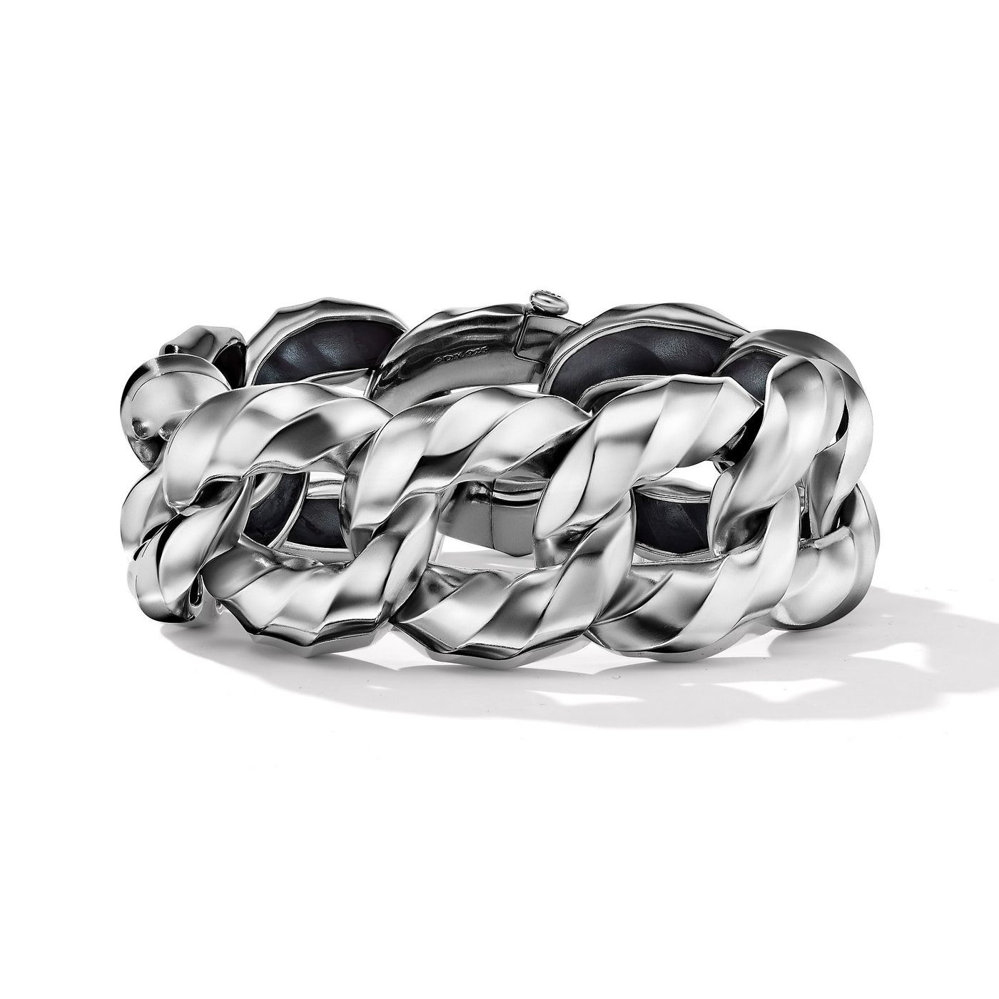 Cable Edge® Curb Chain Bracelet in Sterling Silver\, 23mm