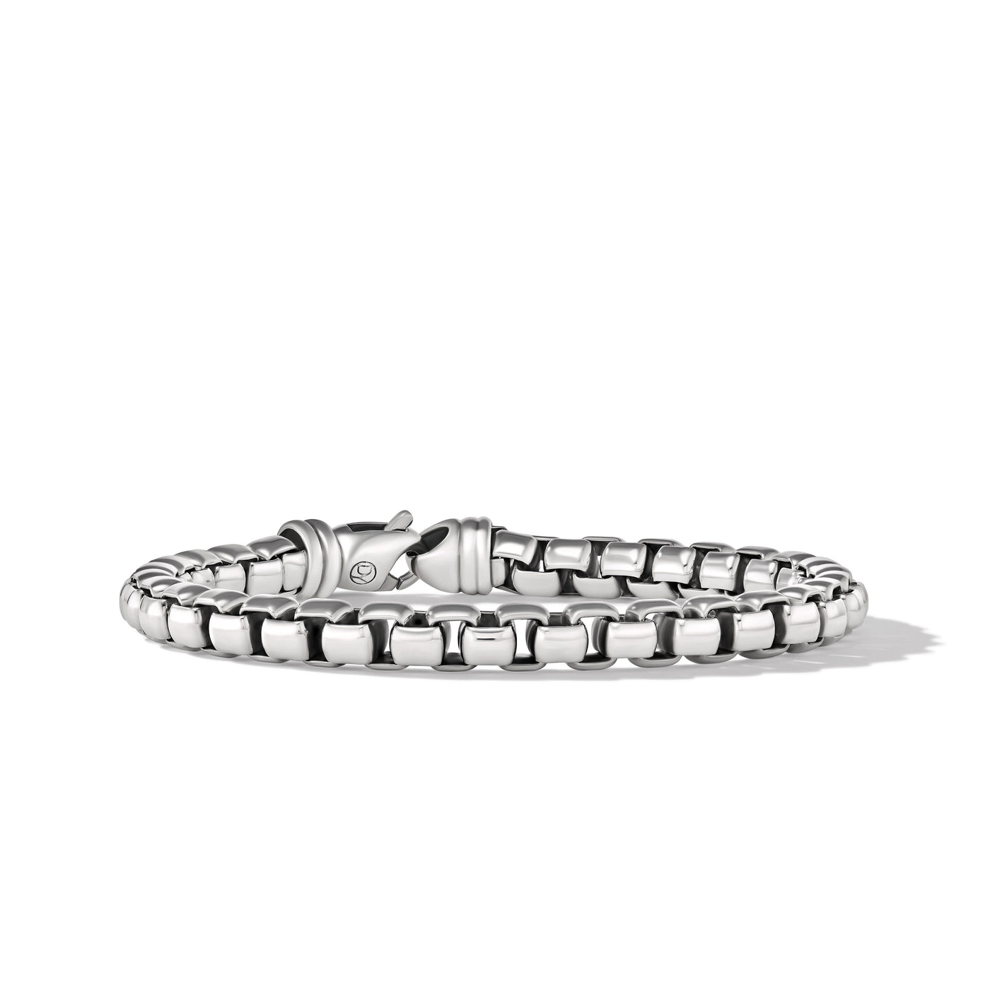 Box Chain Bracelet in Sterling Silver