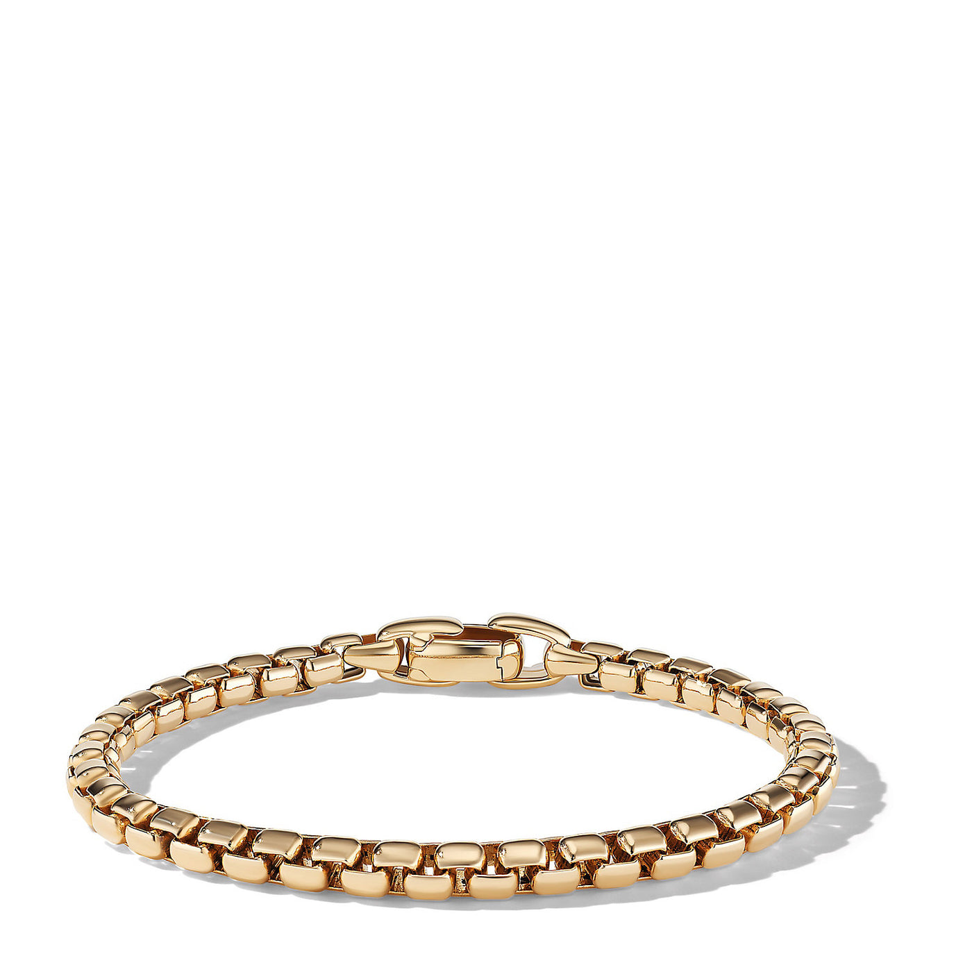 Box Chain Bracelet in 18K Yellow Gold\, 5mm