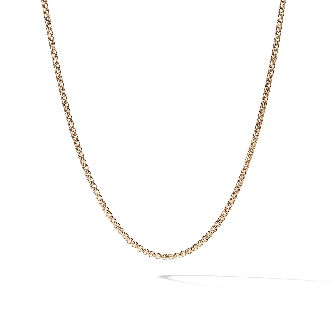 Box Chain Necklace in 18k Yellow Gold\, 2.7mm