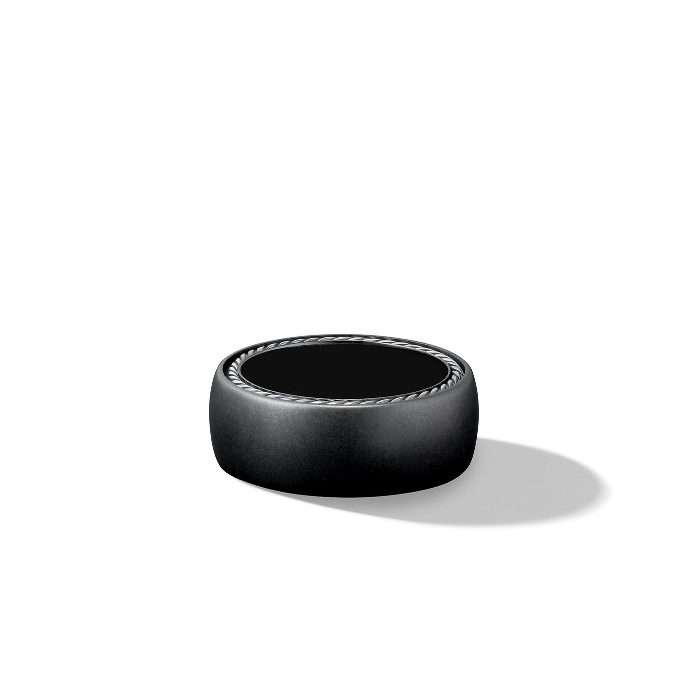 Streamline® Band Ring in Black Titanium\, 9mm