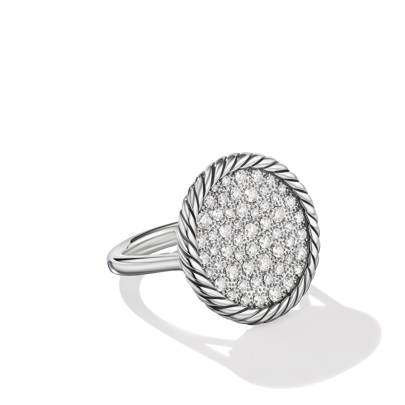 DY Elements® Ring in Sterling Silver with Diamonds\, 21.2mm