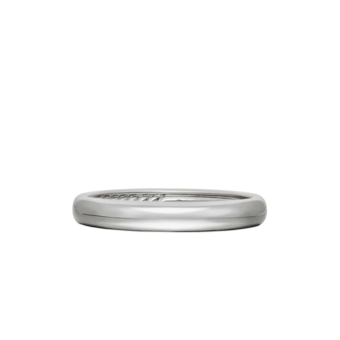 DY Classic Band Ring in 18K White Gold\, 3.5mm