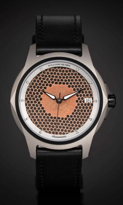 Legacy Superconductor Titanium wristwatch featuring particle-collider superconductor