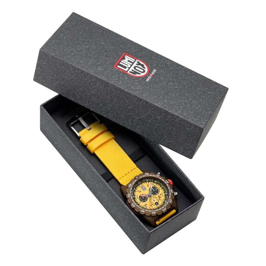 Bear Grylls Survival Eco Master 45mm, Yellow Dial, Sustainable Outdoor Watch