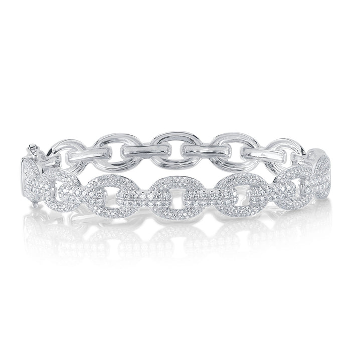 1.95CT DIAMOND LINK BANGLE