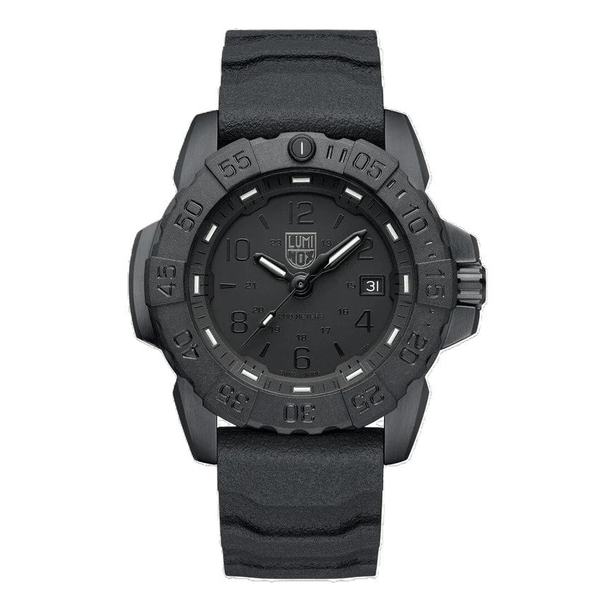 Navy SEAL Rubber, Steel, CARBONOX™ (RSC) Military Watch, 45 mm