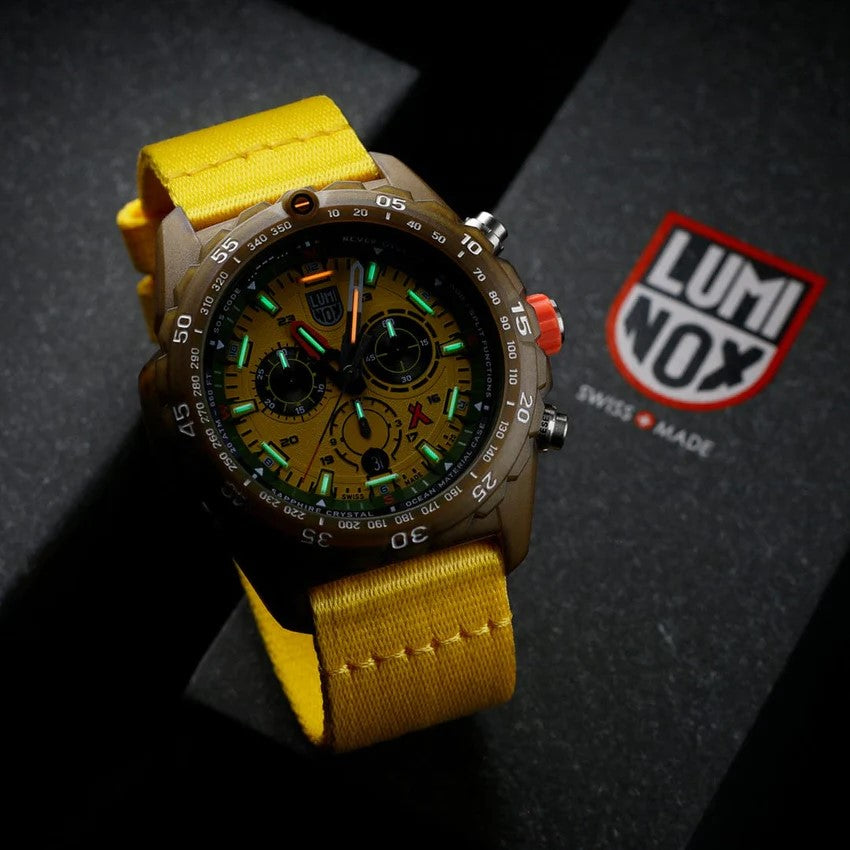 Bear Grylls Survival Eco Master 45mm, Yellow Dial, Sustainable Outdoor Watch