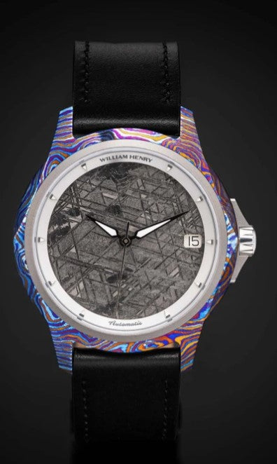 Legacy Meteorite Moku-Ti Wristwatch with Gibeon Meteorite dial.