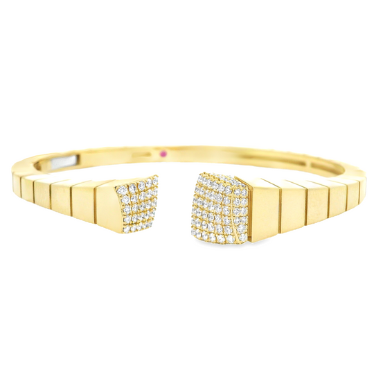 Roberto Coin 18K Yellow Gold Diamond Bangle