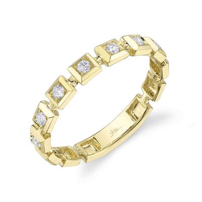 0.16CT DIAMOND GEO CUT BAND