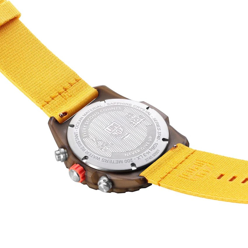 Bear Grylls Survival Eco Master 45mm, Yellow Dial, Sustainable Outdoor Watch