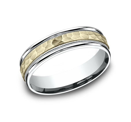 Precious Metal (No Stones) Wedding Bands  -  Men'