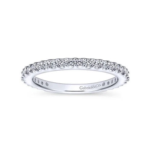 14K White Gold Matching Wedding Band