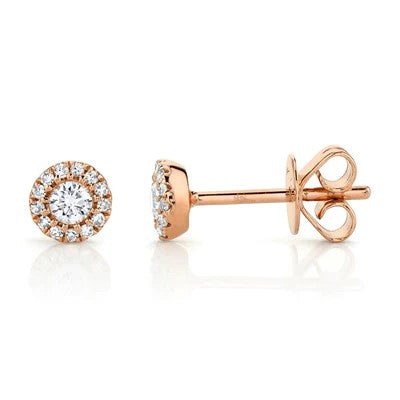 0.24CT DIAMOND STUD EARRING